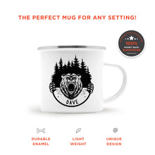 Personalized Bear Enamel Mug