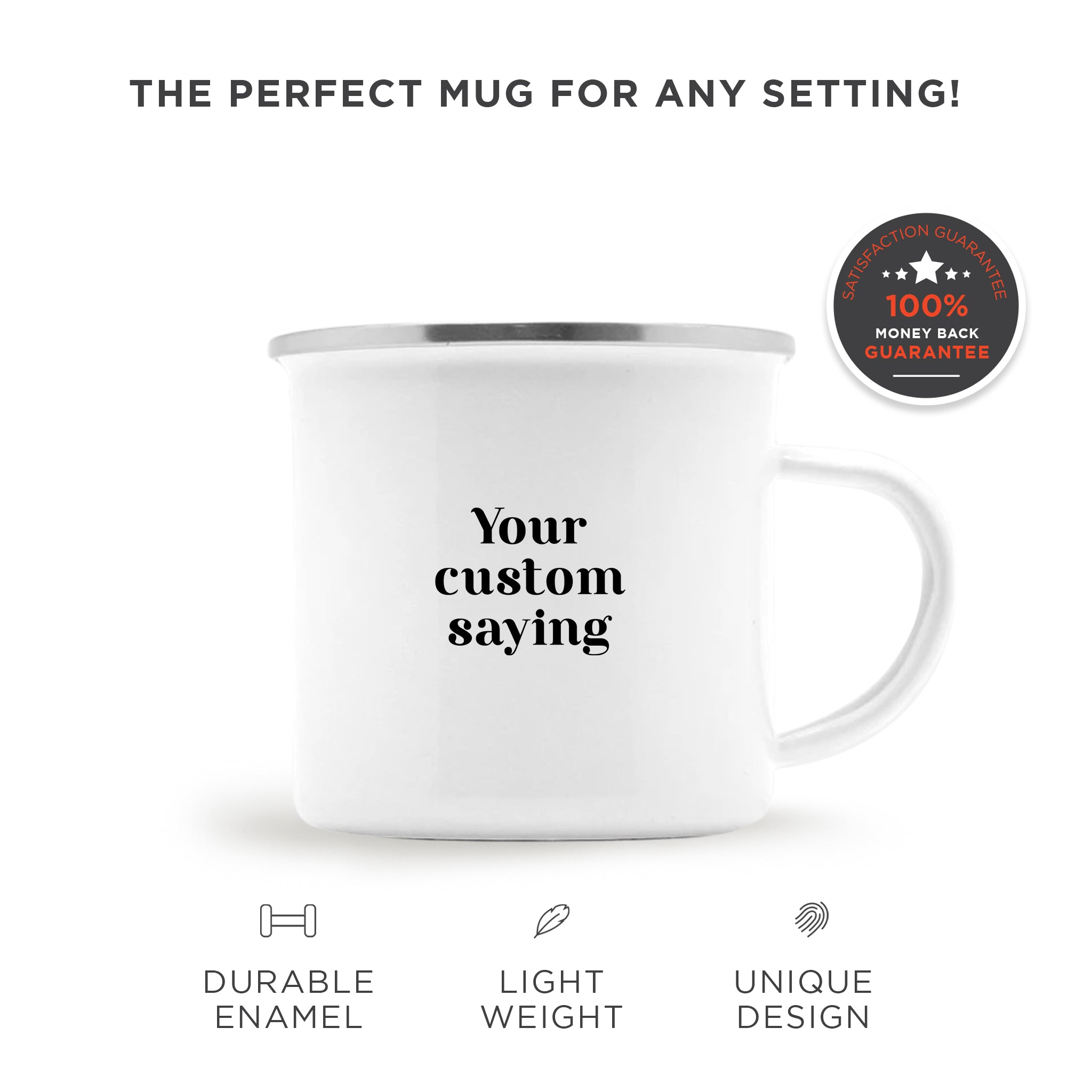 Custom Saying Camping Mug