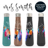 Load image into Gallery viewer, Personalized Boho Feather Travel Water Bottle