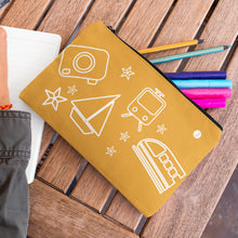 Zippered Accessory Pouch: Travel Bag, Unique Travel Gift, Mask Pouch, Medicine Pouch