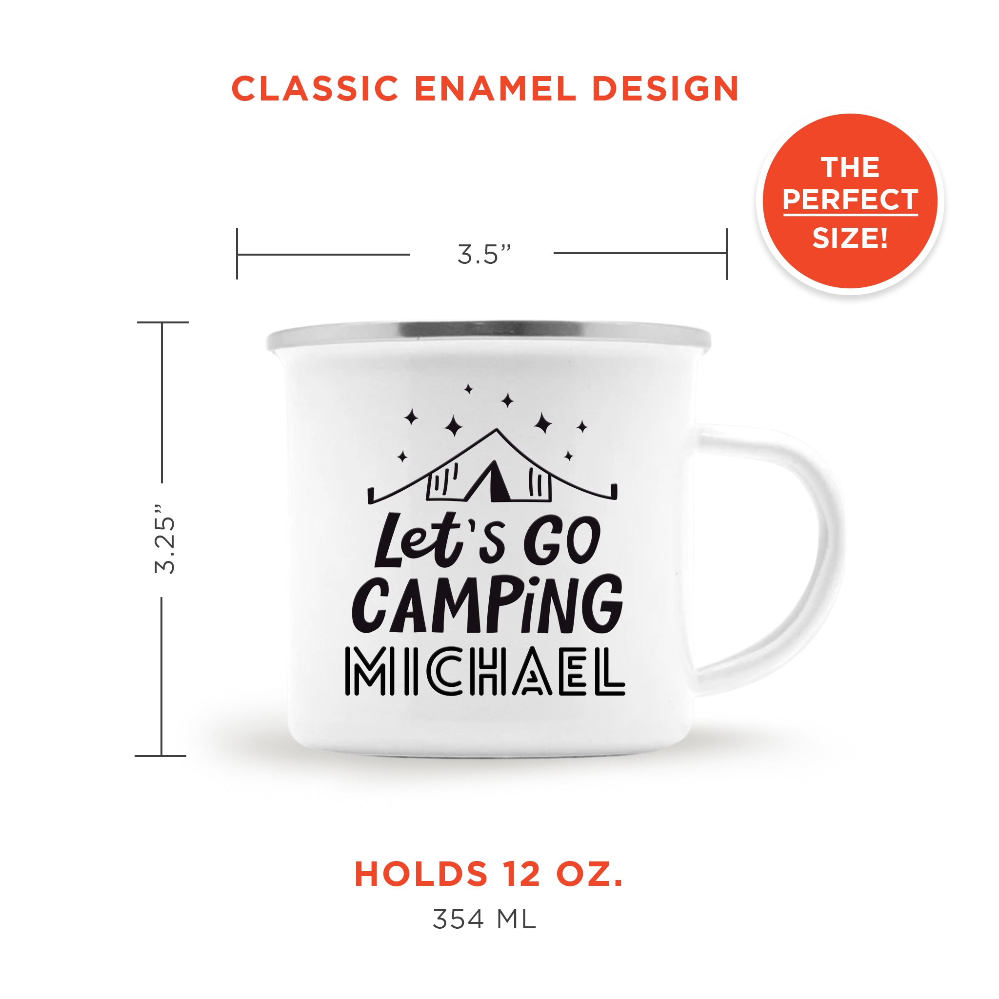 Let's Go Camping Personalized Mug