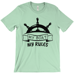 My Boat My Rules Unisex Travel T-Shirt