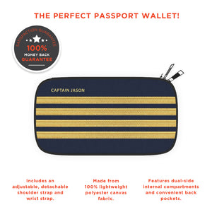 Pilot Stripe Passport Wallet