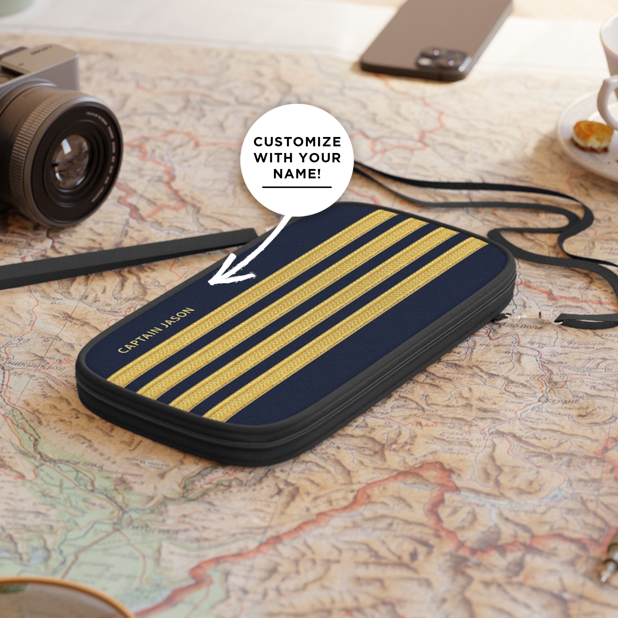 Pilot Stripe Passport Wallet