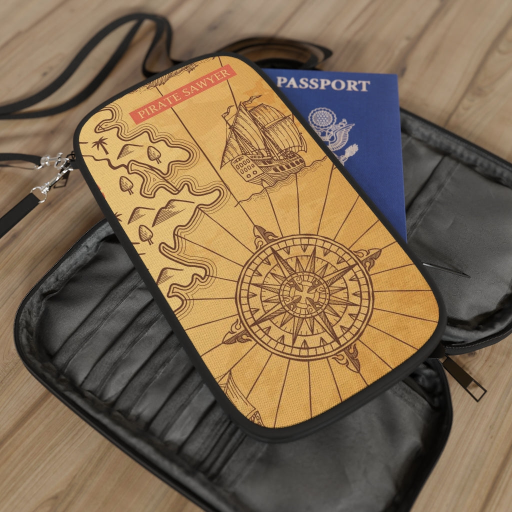 Old-Style Map Passport Cover