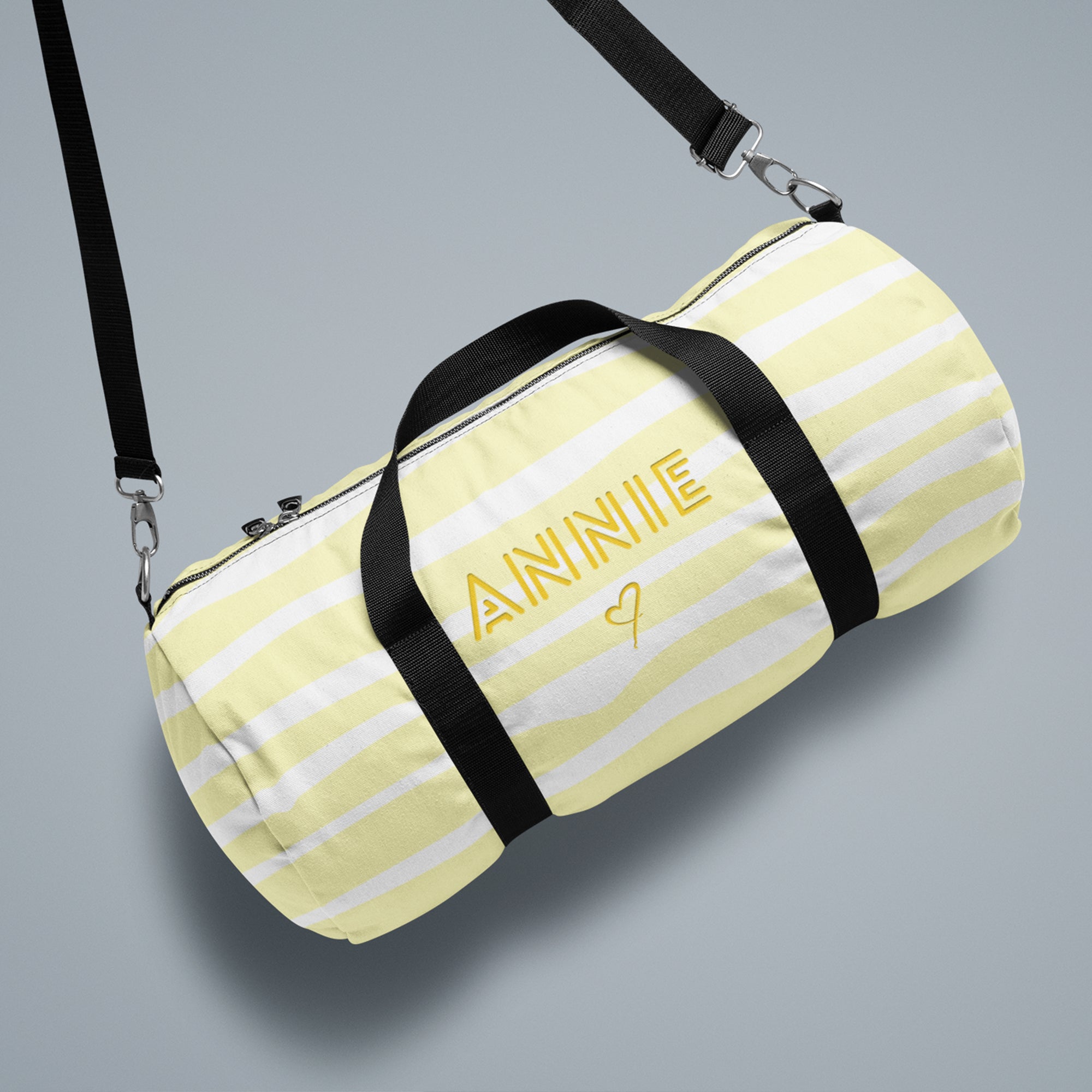 Striped Weekender Bag