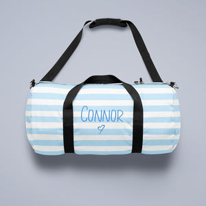 Striped Weekender Bag