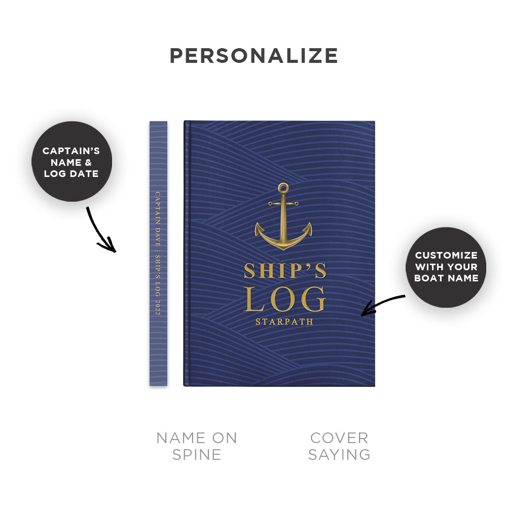 Personalized Ship's Log Boating Journal