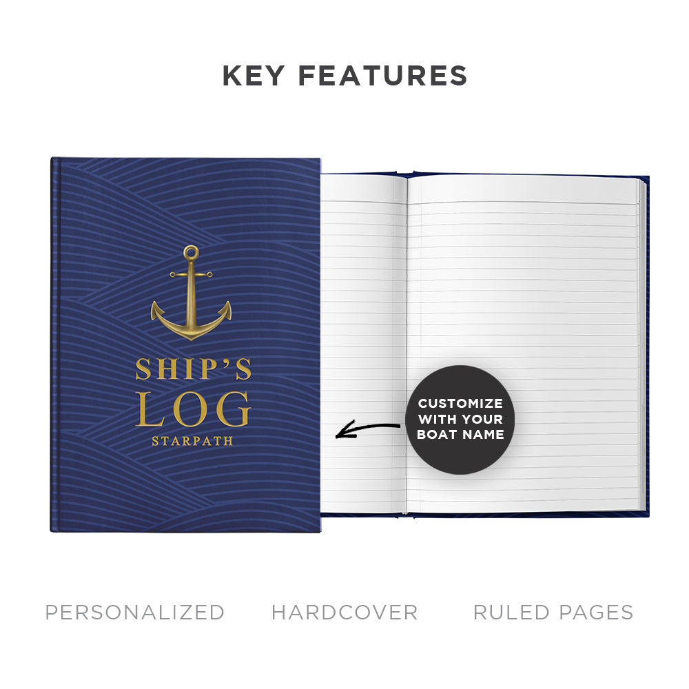 Personalized Ship's Log Boating Journal