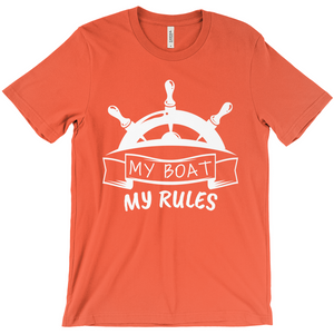 My Boat My Rules Unisex Travel T-Shirt