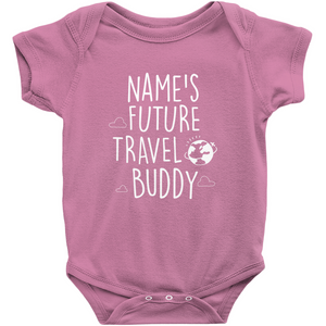 Personalized Baby Gift - Future Travel Buddy One Piece