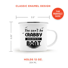 Enamel Boat Owner Camping Gift Travel Mug