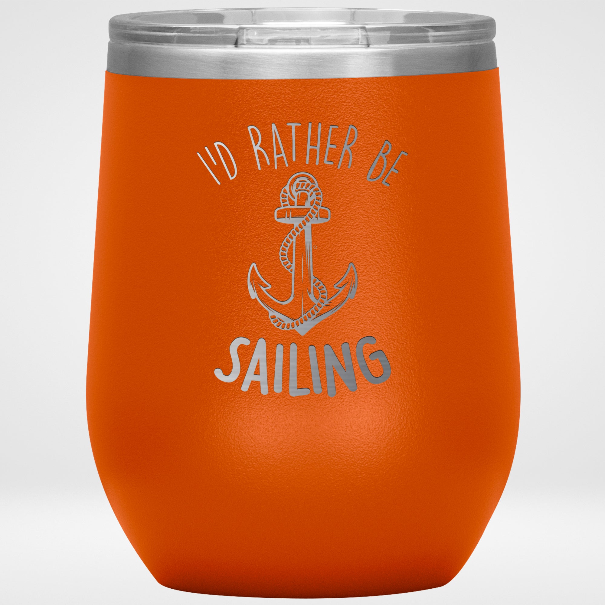 I'd Rather Be Sailing Stainless Steel Tumbler