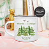 Pine Tree Editable Wedding Invitation Mug