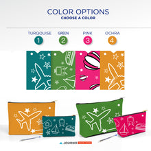 Zippered Accessory Pouch: Travel Bag, Unique Travel Gift, Mask Pouch, Medicine Pouch