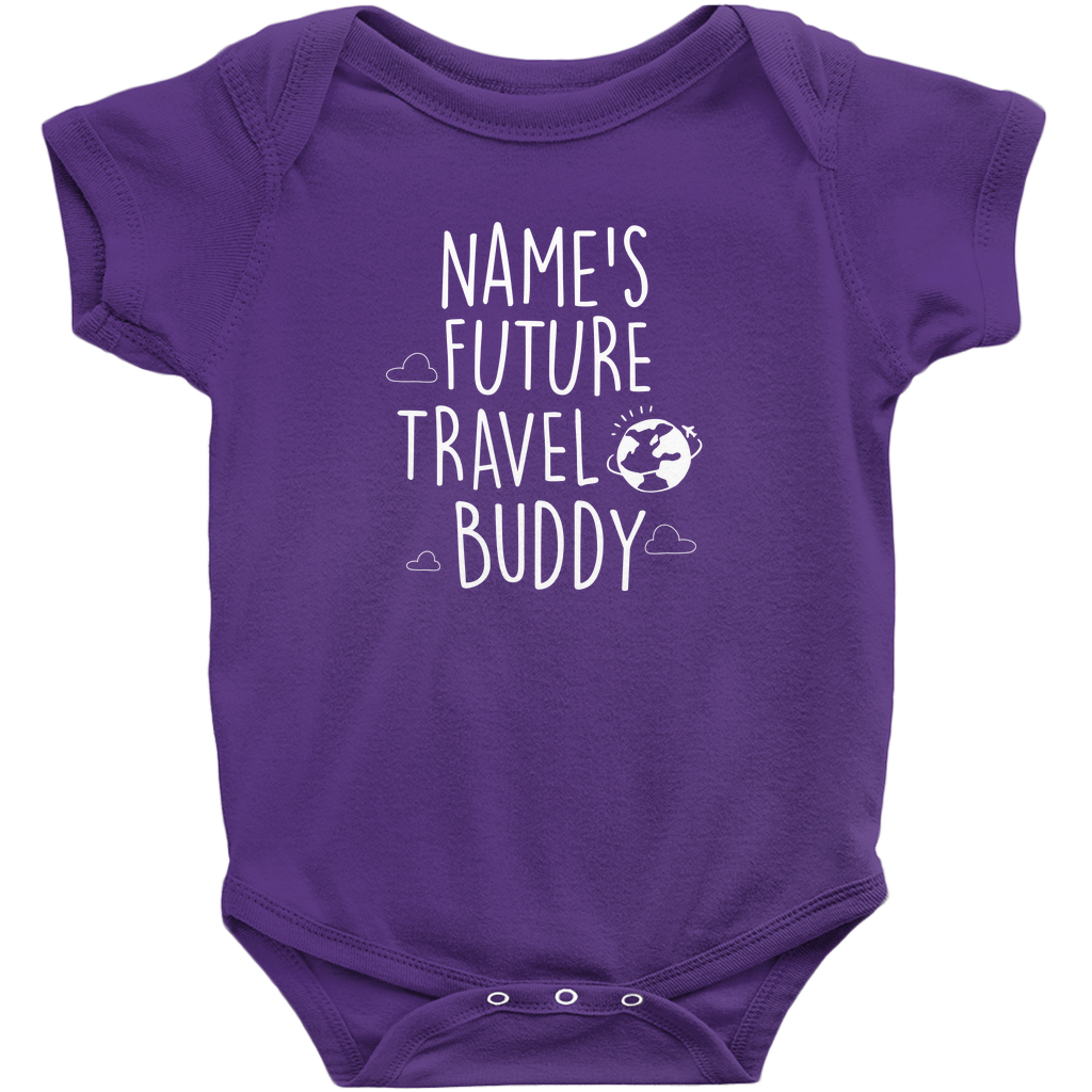 Personalized Baby Gift - Future Travel Buddy One Piece