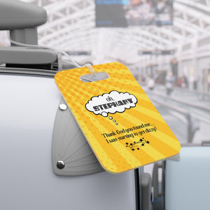 Retro Luggage Personalized Suitcase ID Tag