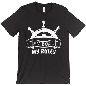 My Boat My Rules Unisex Travel T-Shirt