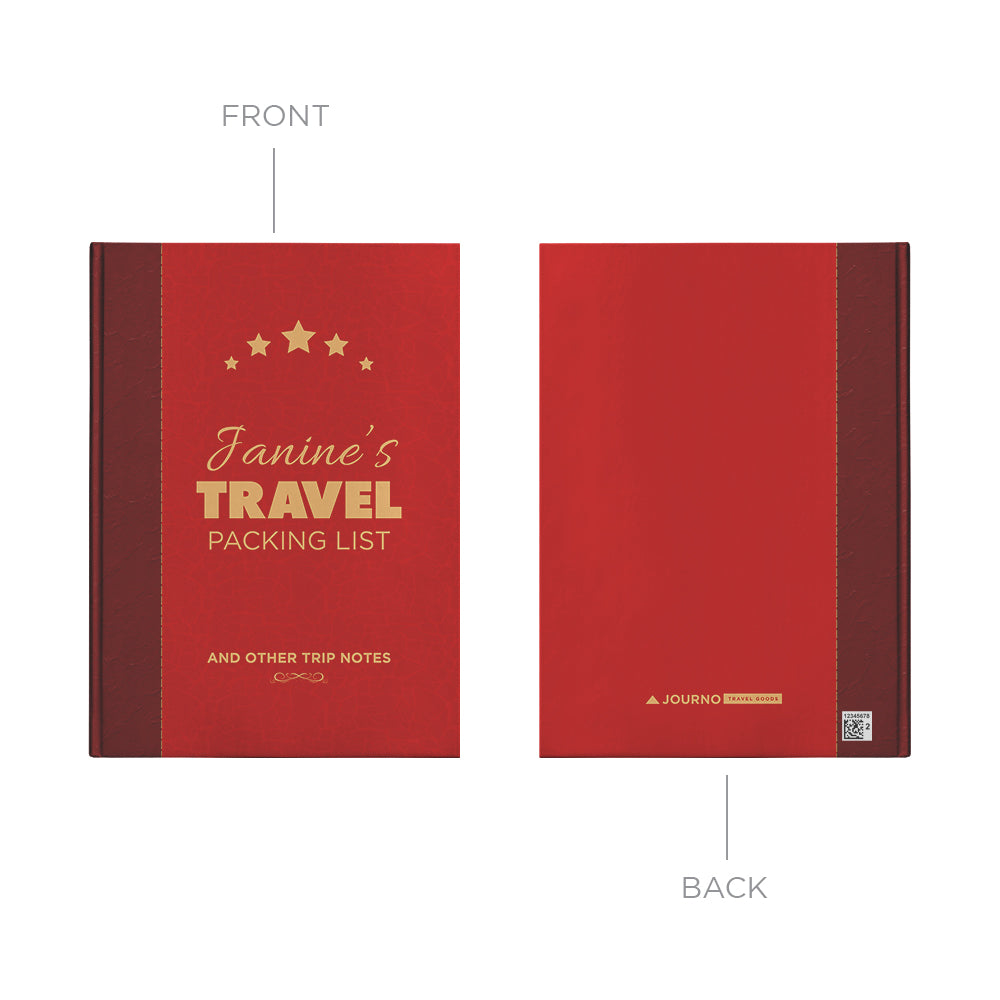 Travel Packing List & Notes Journal