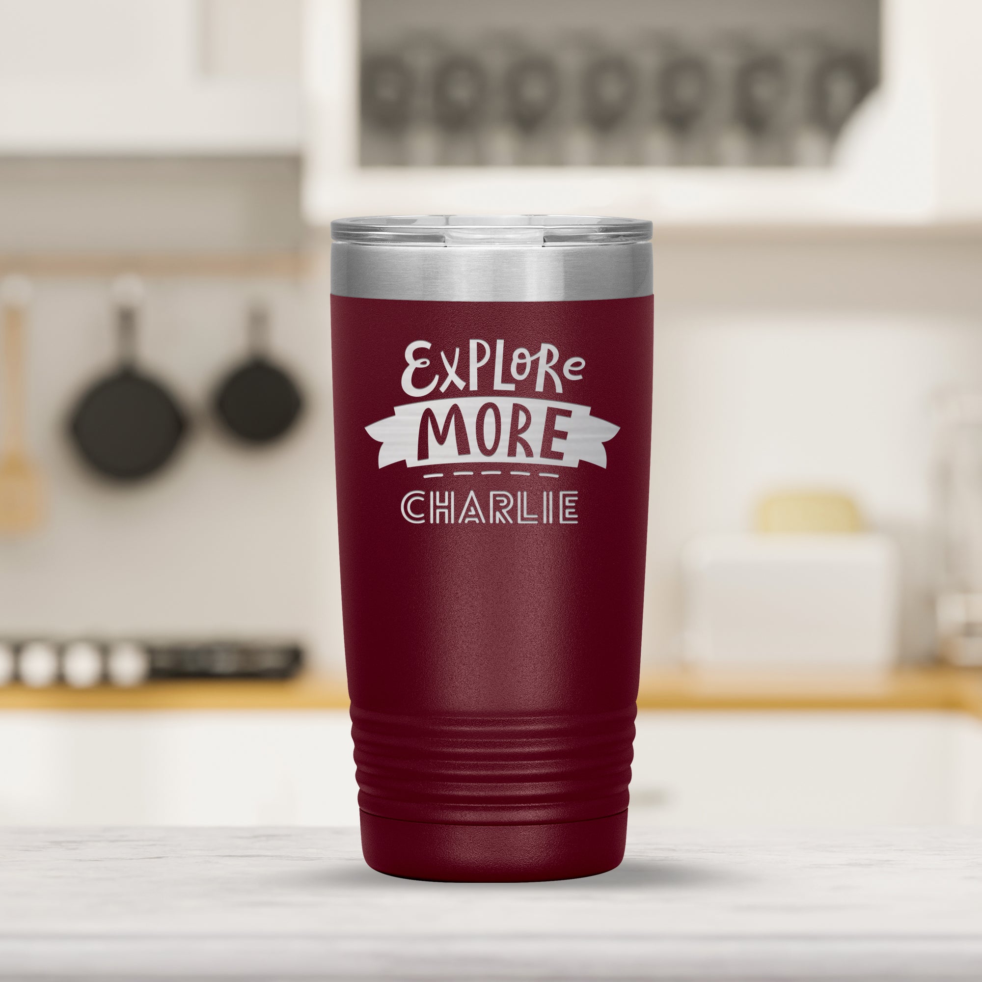 Explore More Adventure Travel Mug (Customized!)