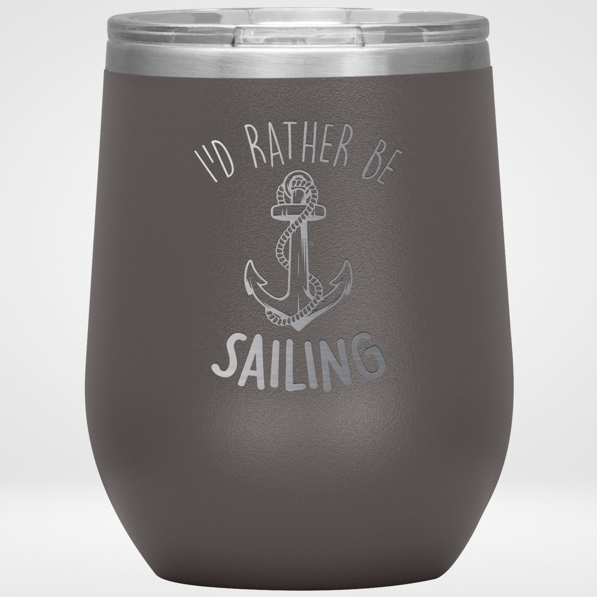 I'd Rather Be Sailing Stainless Steel Tumbler