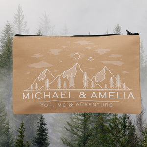 Adventures Await Personalized Essentials Holder Pouch