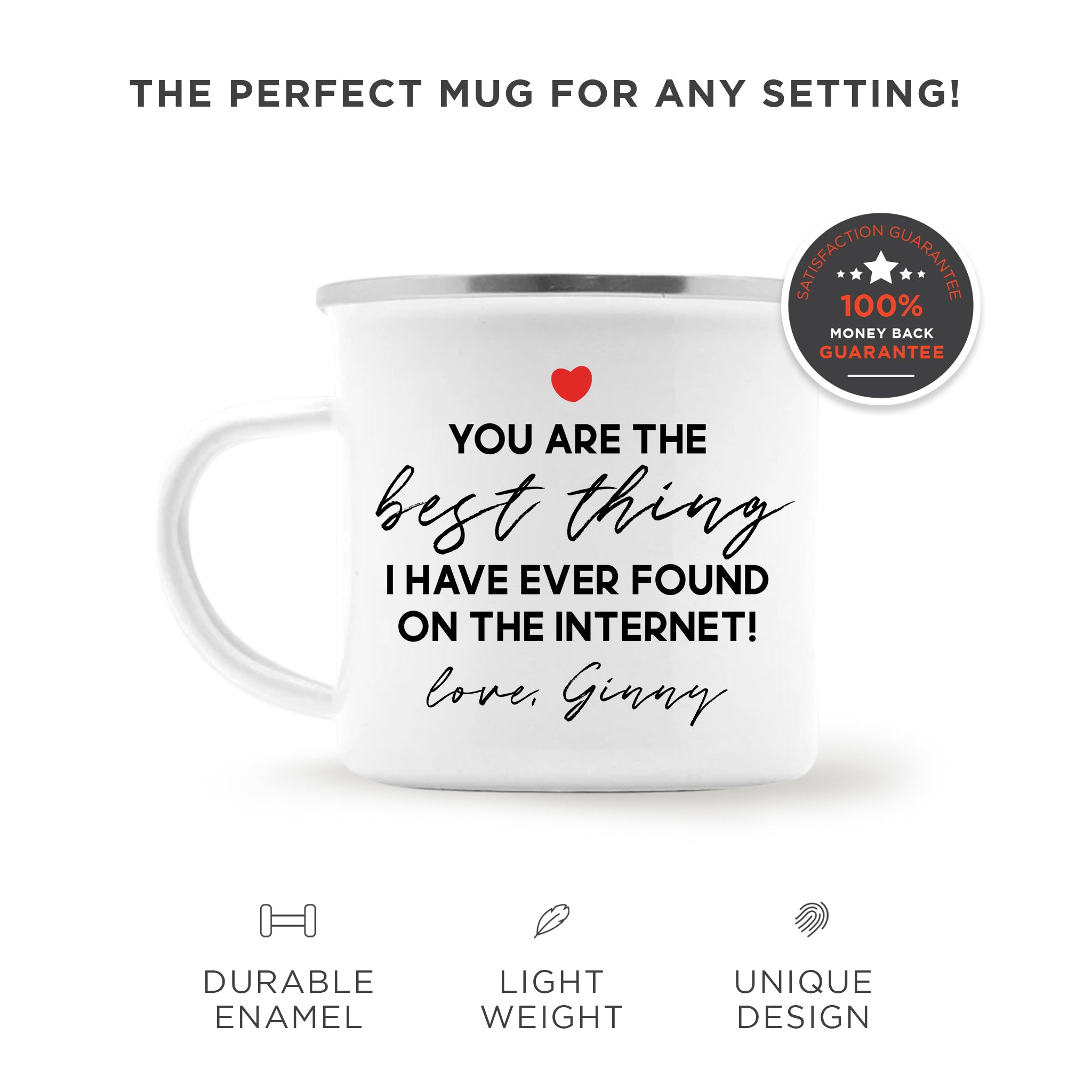 Personalized Online Dating Camp Mug