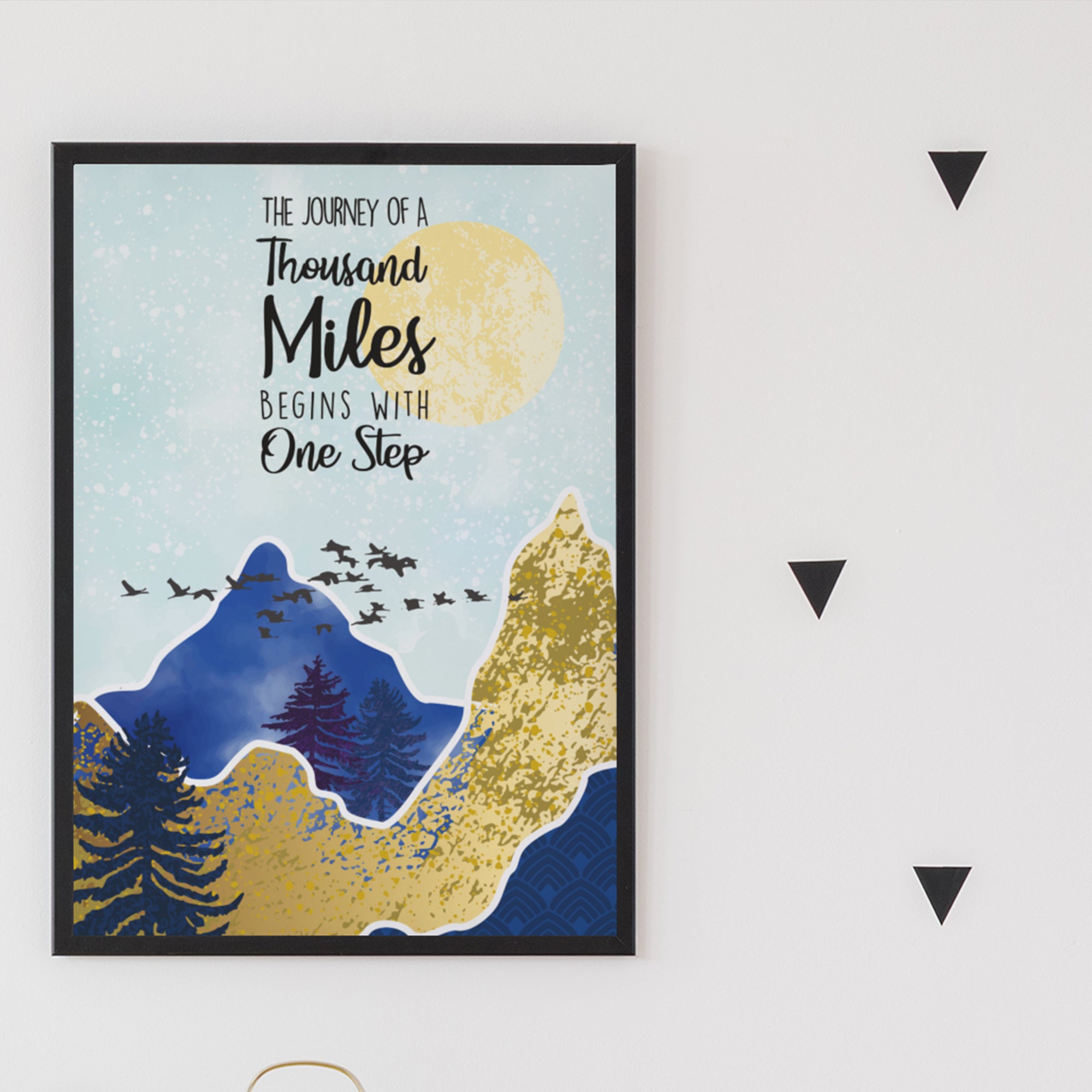 The Journey Of A Thousand Miles Art Print