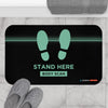 Body Scan Bath Mat - Funny Airport-Theme Decor
