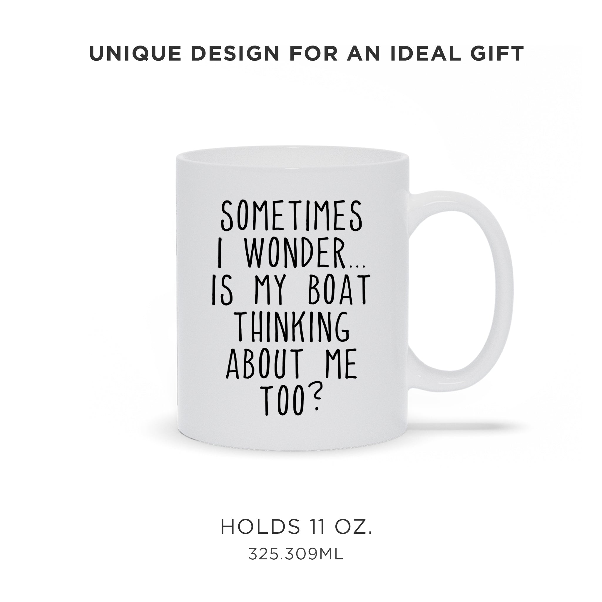 Sometimes I Wonder Custom Ceramic Coffee Mug