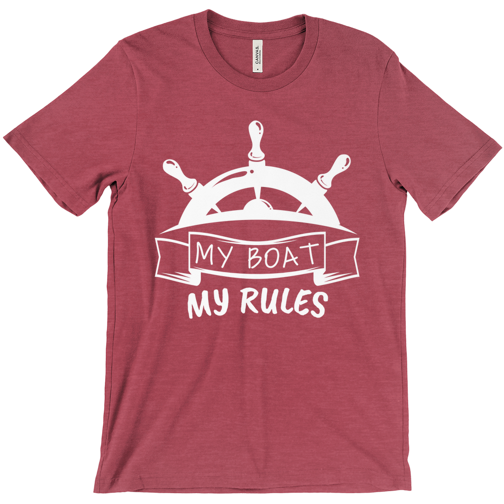 My Boat My Rules Unisex Travel T-Shirt