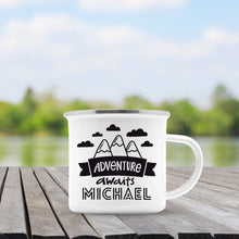 Personalized Adventure Awaits Camping Mug
