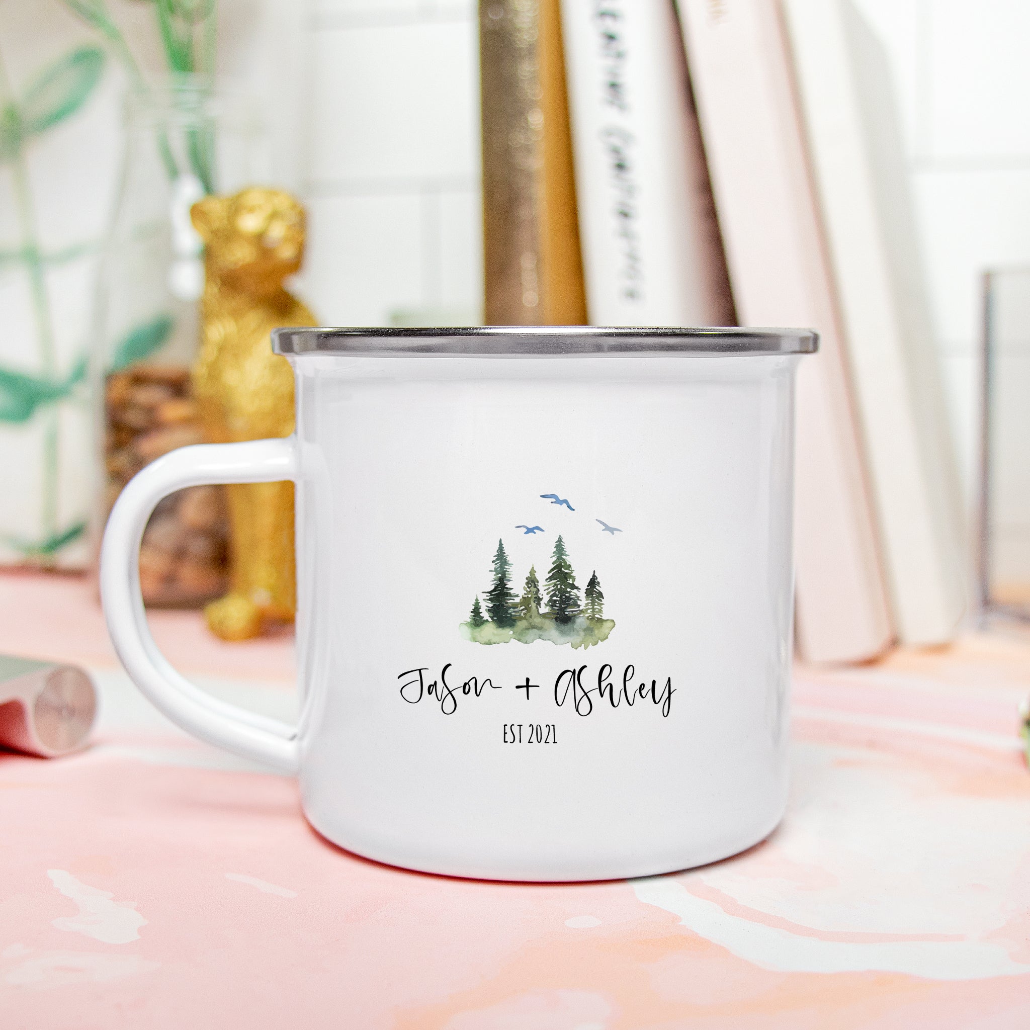 Life Is An Adventure Best Traveled Together Hiking Mug