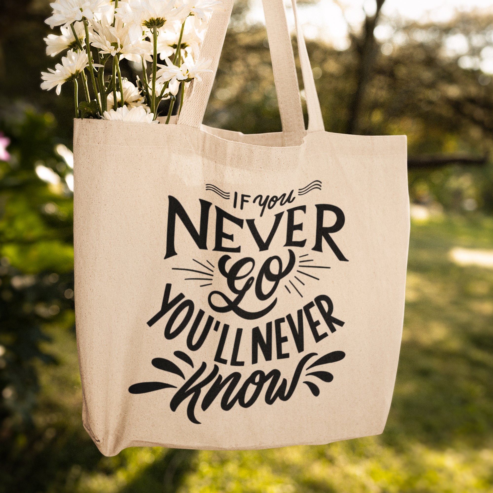 If You Never Go Tote Bag