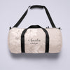 Personalized Floral Weekender Duffle Bag