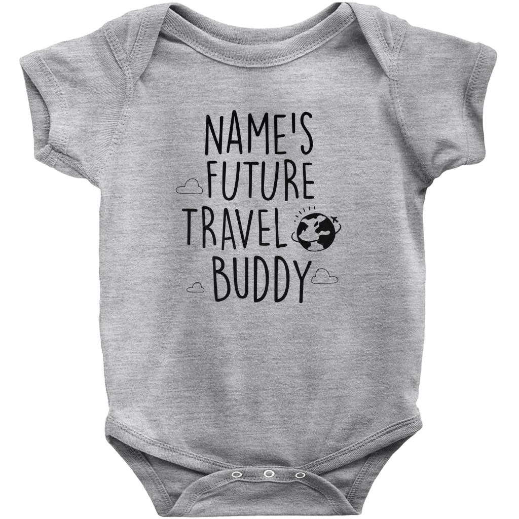 Personalized Baby Gift - Future Travel Buddy One Piece