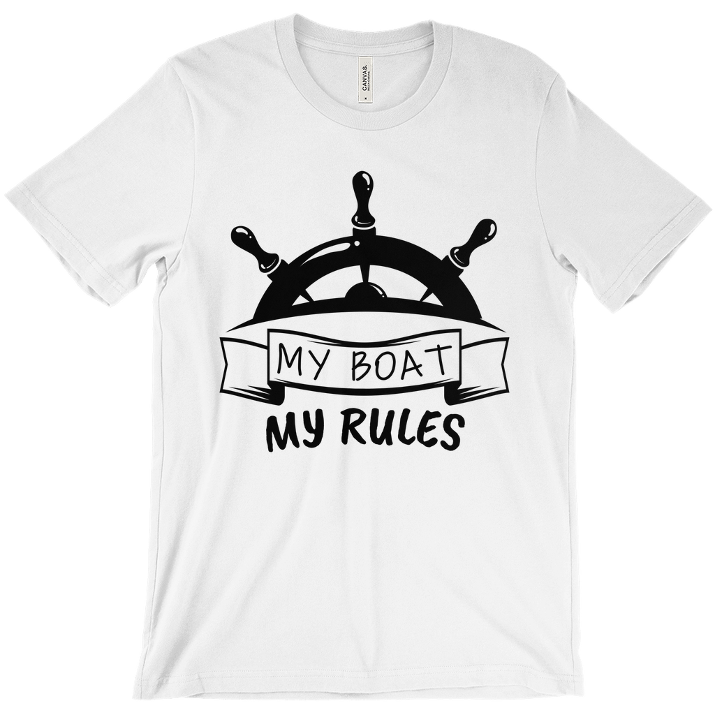 My Boat My Rules Unisex Travel T-Shirt