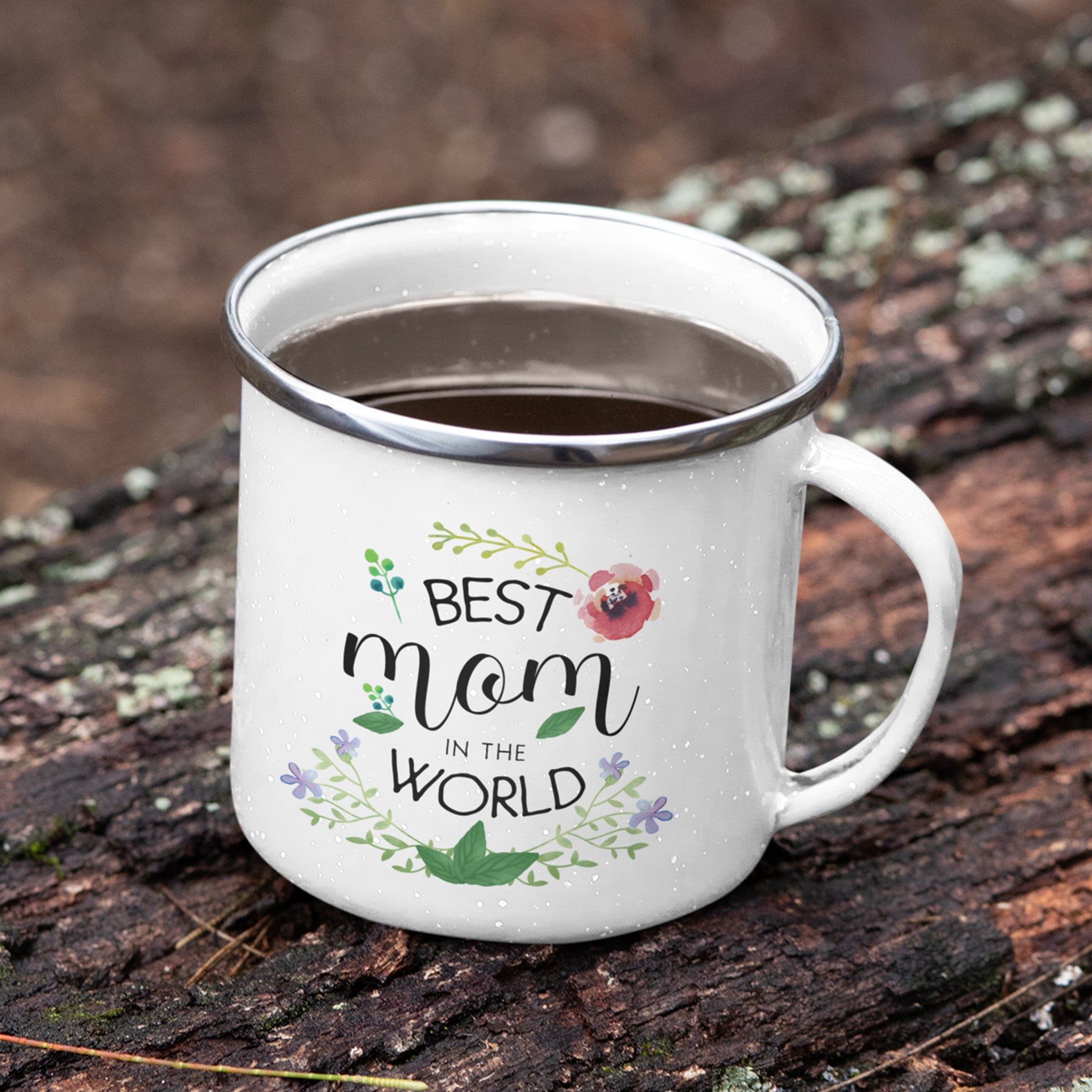 World's Best Mom Coffee Camping Mug