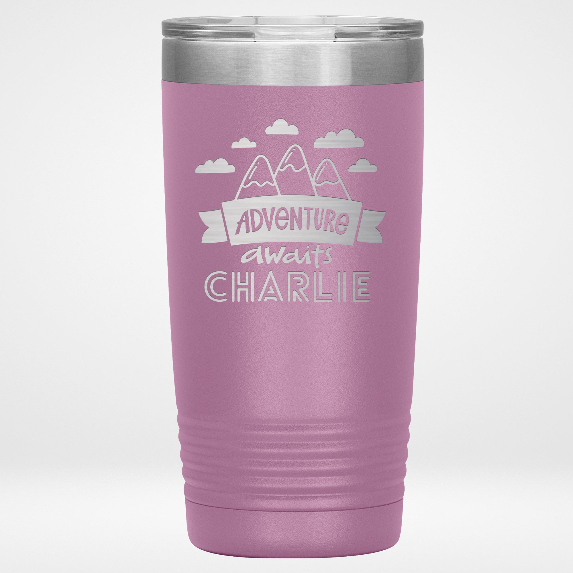 Adventure Awaits Engraved Stainless Steel Tumbler