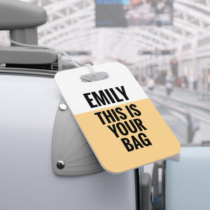Personal Initials Luggage Bag Tags