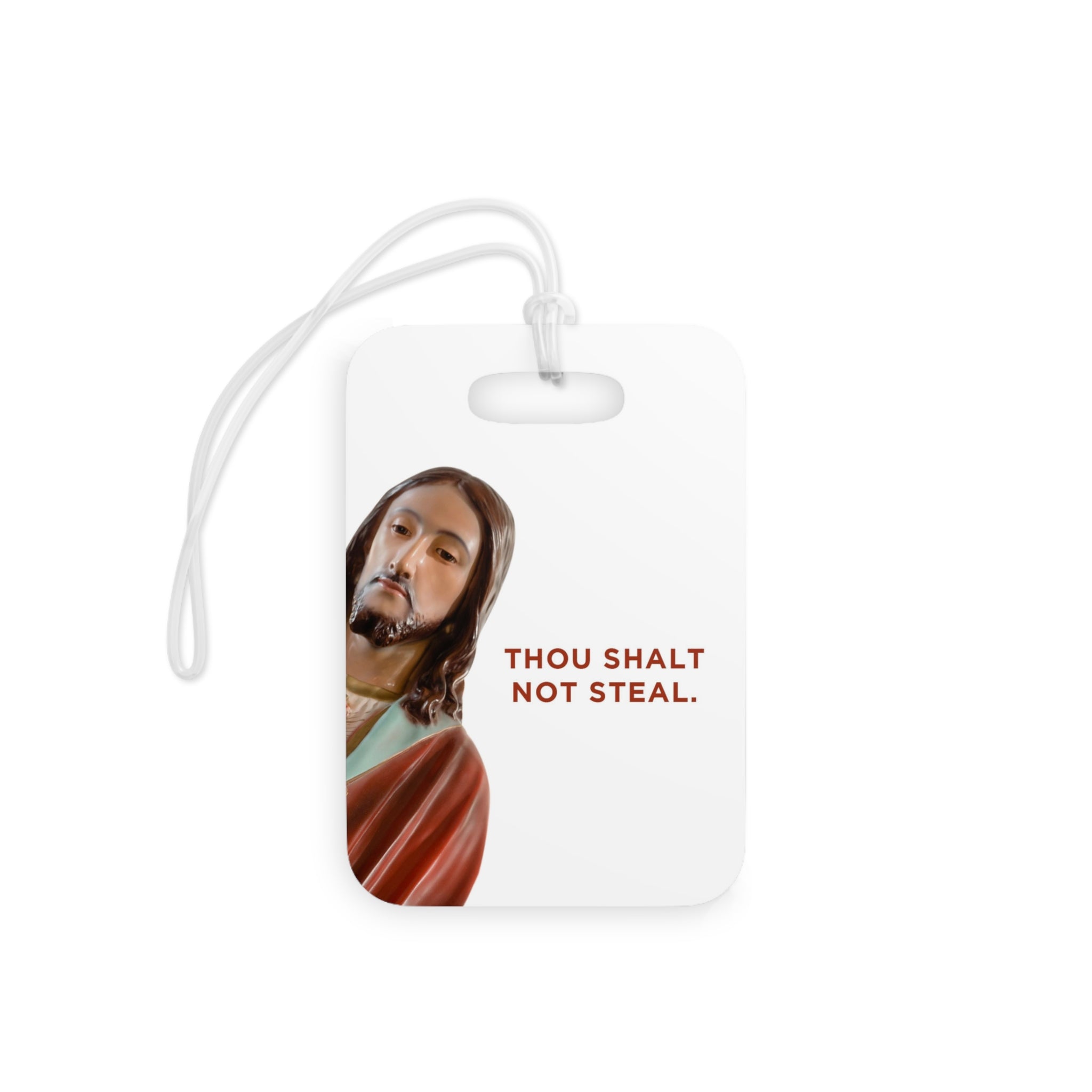 Jesus Is Watching Luggage Tag