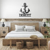 Die Cut Metal Anchor Name Sign