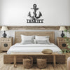 Load image into Gallery viewer, Die Cut Metal Anchor Name Sign