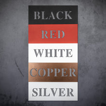 Die Cut Metal Anchor Name Sign