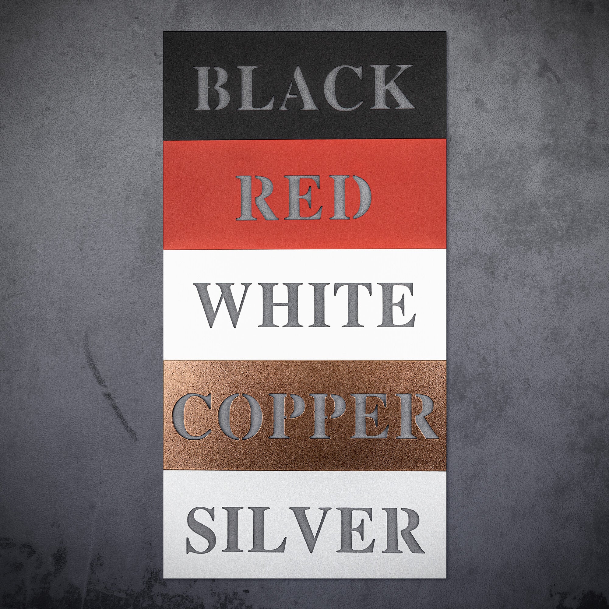 Custom Anchor & Rope Name Die-cut Metal Sign
