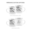 Financial Burden Mom-Daughter Enamel Mug