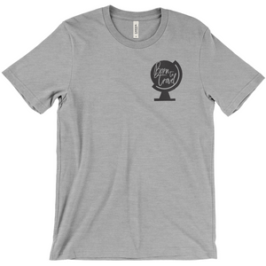 The Born To Travel Unisex T-Shirt - Cool Unisex Tee For Any Wanderer. Original Version!