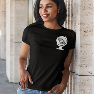 The Born To Travel Women's T-Shirt - Cool Tee For Any Wanderer. Original Version!