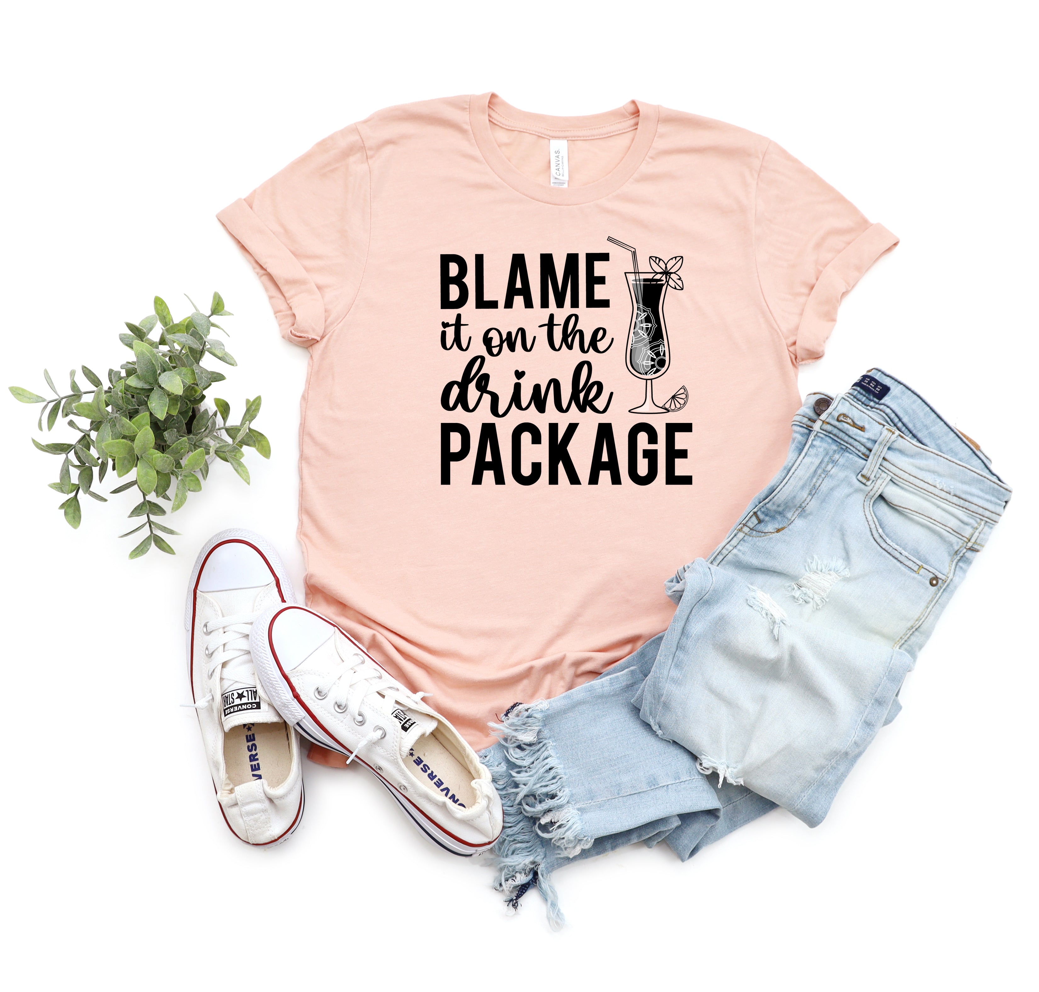 Blame It On The Drink Package - Funny Unisex Cruise Shirts