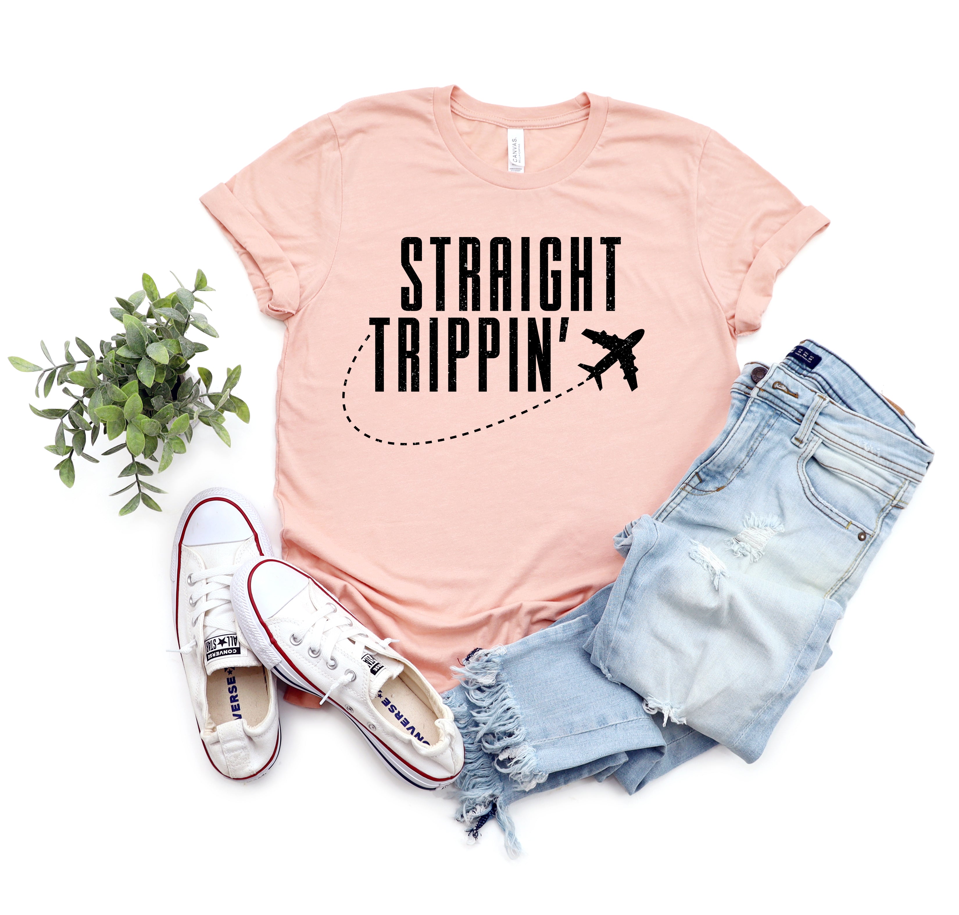 Straight Trippin - Fun Unisex Travel Shirt